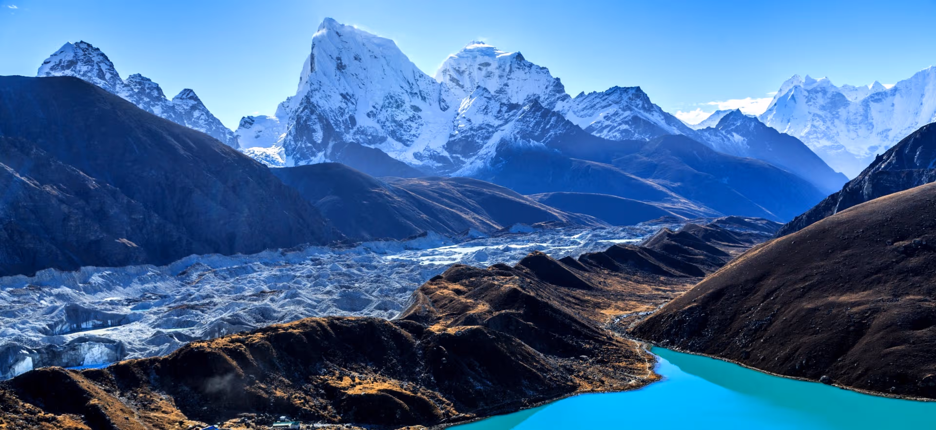 Expert local travel agency in Nepal team guiding trekkers through the Himalayas.